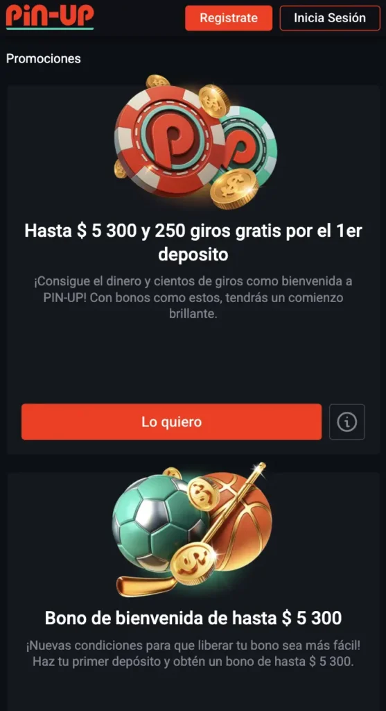 Mobile app bonos